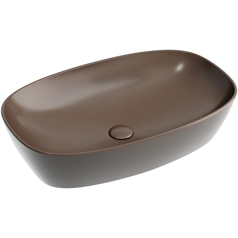Раковина Ceramica Nova ELEMENT CN6049MDB Темно-Коричневый матовый накладная Раковина Ceramica Nova ELEMENT CN6049MDB Темно-Коричневый матовый накладная