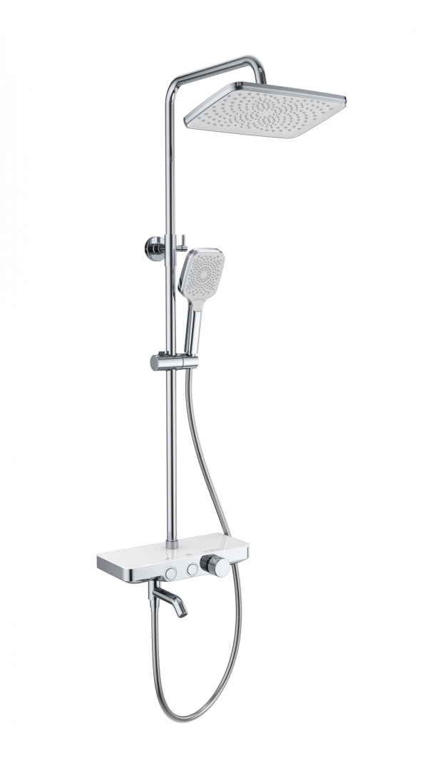 Душевая система Wonzon & Woghand с термостатом, хром (WW-B3099-A-CR) Душевая система Wonzon & Woghand с термостатом, хром (WW-B3099-A-CR)