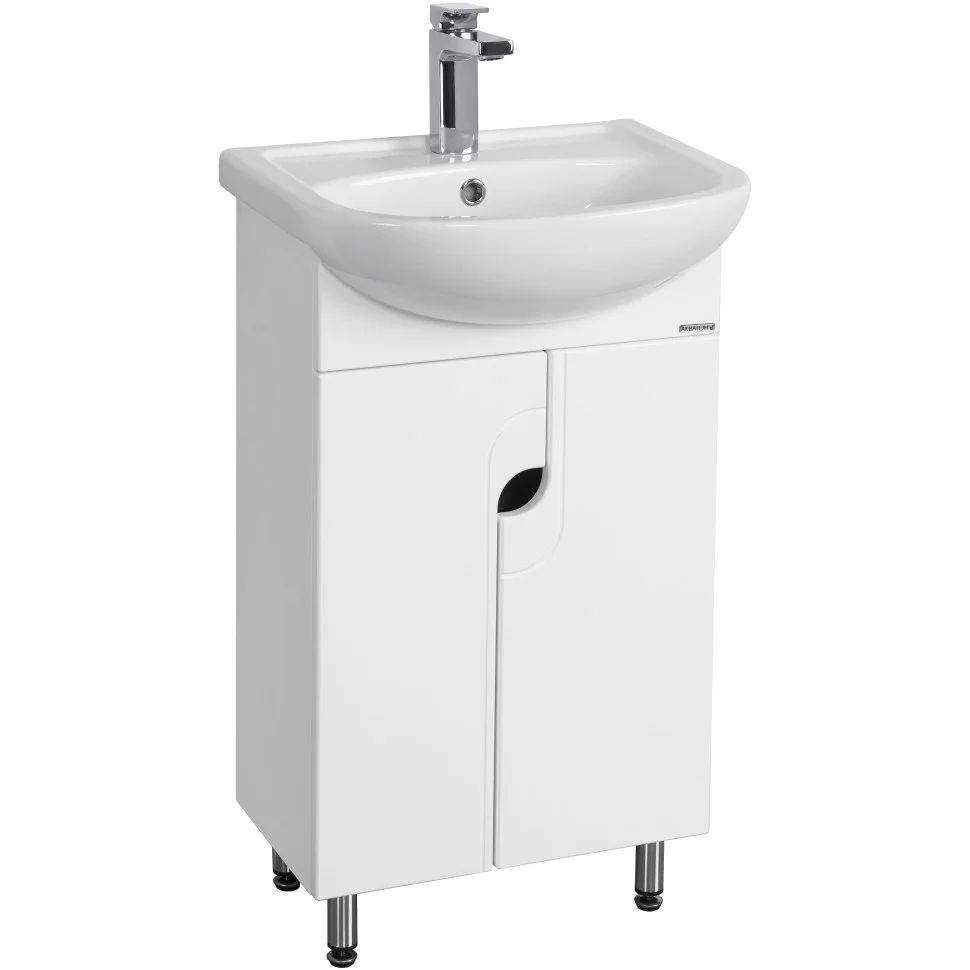 Тумба с раковиной Aquaton Панда 50 (1A0537K0PD010) белая Тумба с раковиной Aquaton Панда 50 (1A0537K0PD010) белая