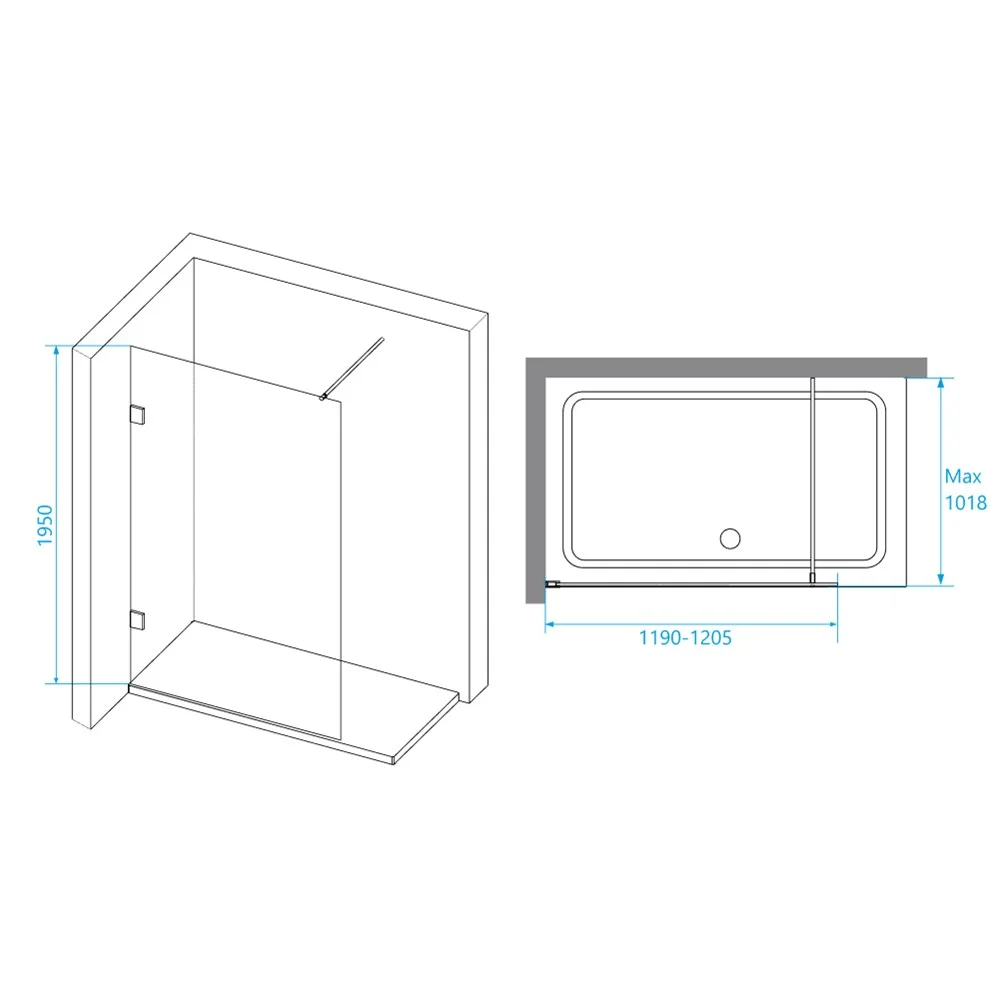 Душевая перегородка RGW Walk In WA-030-1 351030112-11 Душевая перегородка RGW Walk In WA-030-1 351030112-11