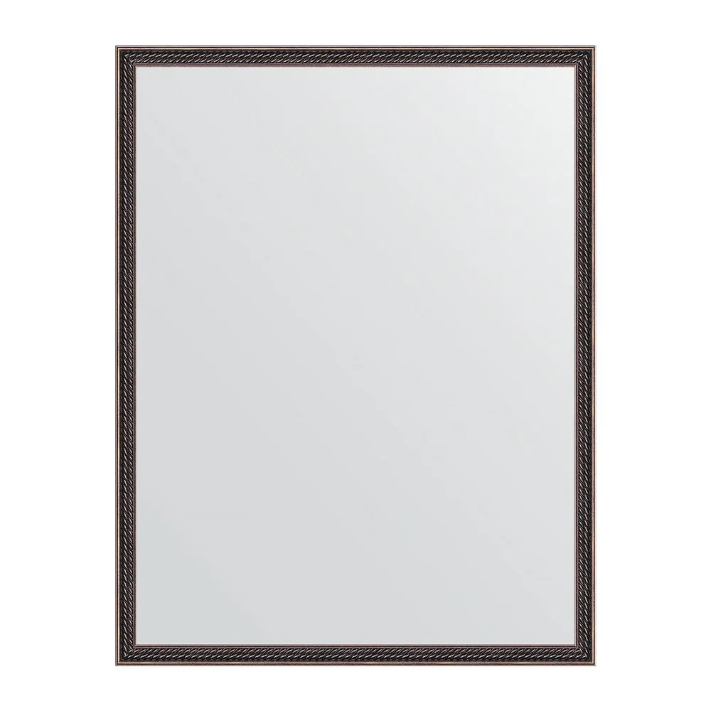 Зеркало в багетной раме Evoform Definite BY 0676 68 x 88 см, витой махагон Зеркало в багетной раме Evoform Definite BY 0676 68 x 88 см, витой махагон