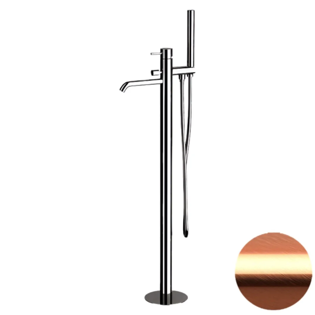 Смеситель для ванны Remer X Style X08RP, медь брашированная Смеситель для ванны Remer X Style X08RP, медь брашированная