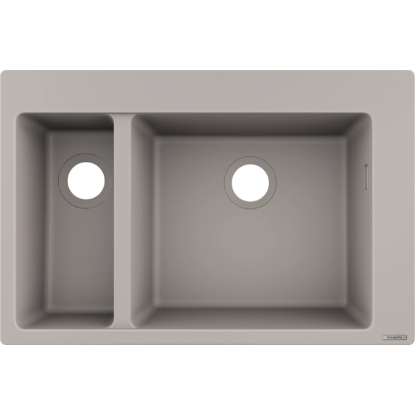 Кухонная мойка Hansgrohe S51 S510-F635 180/450 43315380, cерый бетон встраиваемая Кухонная мойка Hansgrohe S51 S510-F635 180/450 43315380, cерый бетон встраиваемая