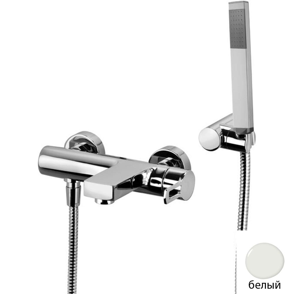 Смеситель для ванны Paffoni Ringo RIN023BO белый матовый Смеситель для ванны Paffoni Ringo RIN023BO белый матовый