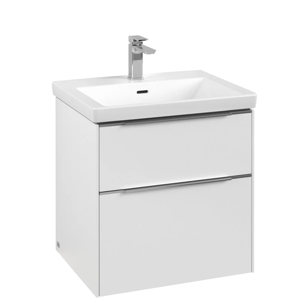 Тумба под раковину Villeroy & Boch Subway 3.0 с подсветкой Pure White / Pure White C578L0VF Тумба под раковину Villeroy & Boch Subway 3.0 с подсветкой Pure White / Pure White C578L0VF