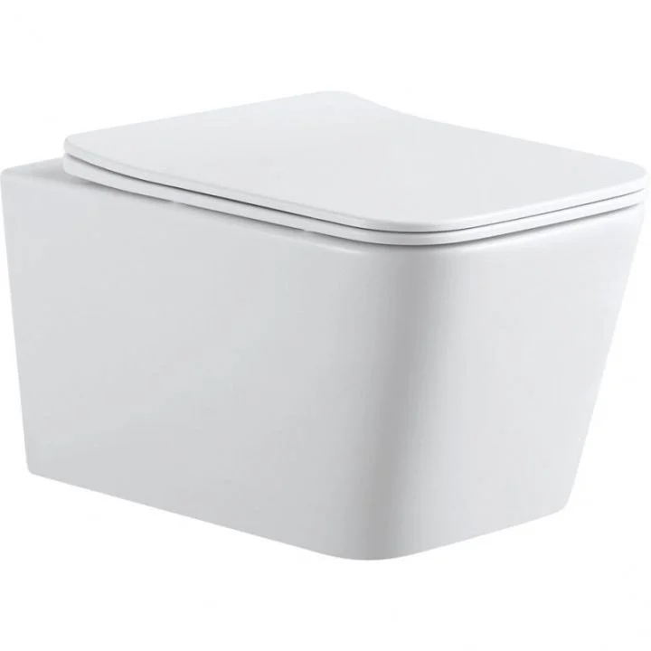 Унитаз подвесной Aquanet Rimless Tavr 2.0 W LX-1907 с сиденьем Унитаз подвесной Aquanet Rimless Tavr 2.0 W LX-1907 с сиденьем