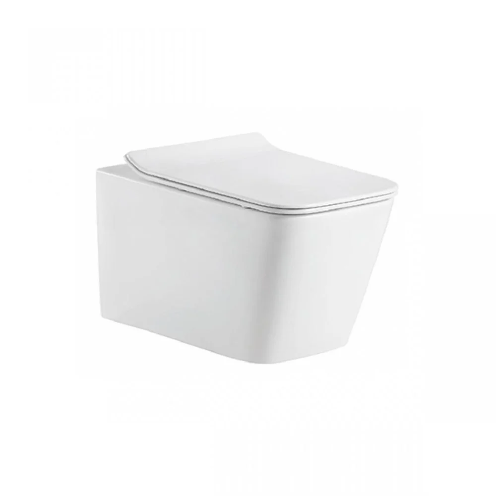 Унитаз подвесной Bravat Manno C21201UW-RUS с сиденьем Унитаз подвесной Bravat Manno C21201UW-RUS с сиденьем