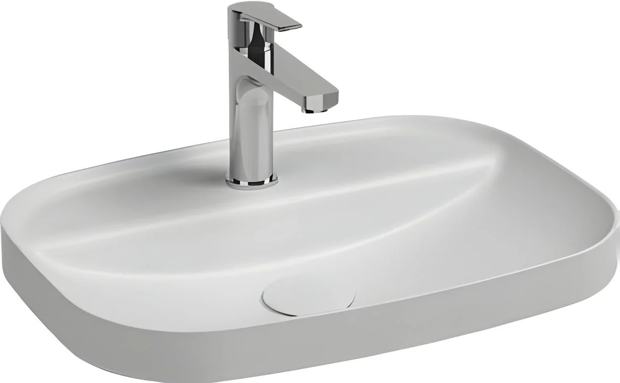 Раковина Allen Brau Fantasy Sphere 55 4.11034.21 накладная, белый матовый Раковина Allen Brau Fantasy Sphere 55 4.11034.21 накладная, белый матовый