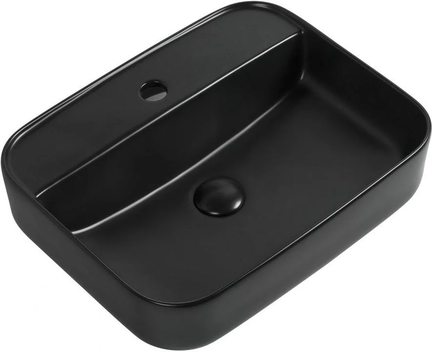 Раковина Aquanet Soul-2-MB 50 накладная, черная матовая SOUL-2-MB Раковина Aquanet Soul-2-MB 50 накладная, черная матовая SOUL-2-MB