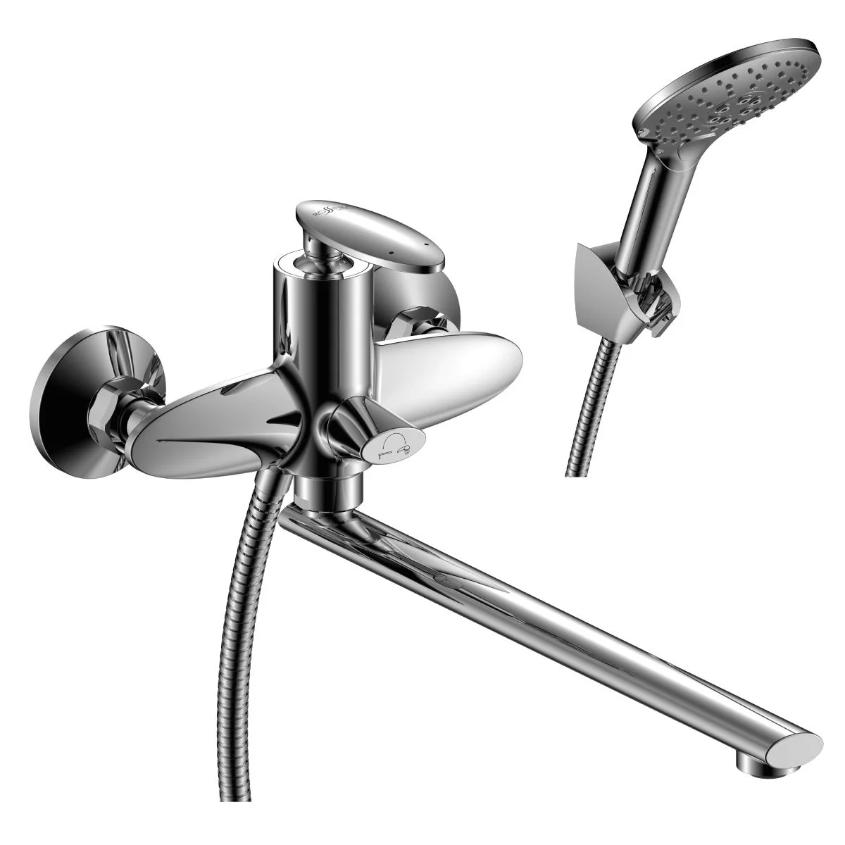 Смеситель для ванны Rossinka RS30-32 универсальный Смеситель для ванны Rossinka RS30-32 универсальный