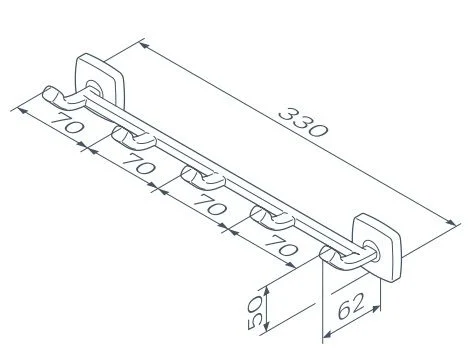 Крючок AM.PM Gem A9035900 Крючок AM.PM Gem A9035900