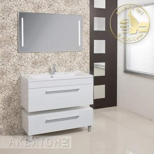 Тумба под раковину Aquaton Мадрид 120 M 1 ящик белый 1A168701MA010 Тумба под раковину Aquaton Мадрид 120 M 1 ящик белый 1A168701MA010