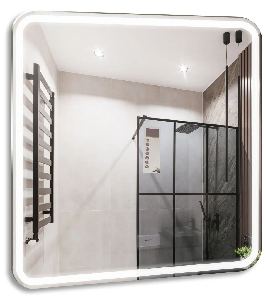 Зеркало Silver mirrors Stiv neo 800х800 бесконтактный сенсор LED-00002912 Зеркало Silver mirrors Stiv neo 800х800 бесконтактный сенсор LED-00002912