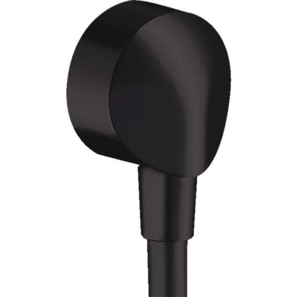 Шланговое подключение Hansgrohe FixFit E без клапана обратного тока 27454670, матовый черный Шланговое подключение Hansgrohe FixFit E без клапана обратного тока 27454670, матовый черный