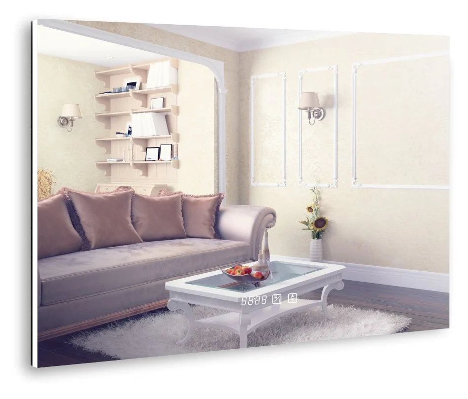 Зеркало Silver mirrors АЛМИНА-3 800x600 Сенсорный выключатель + ПОДОГРЕВ + ЧАСЫ LED-00002554 Зеркало Silver mirrors АЛМИНА-3 800x600 Сенсорный выключатель + ПОДОГРЕВ + ЧАСЫ LED-00002554