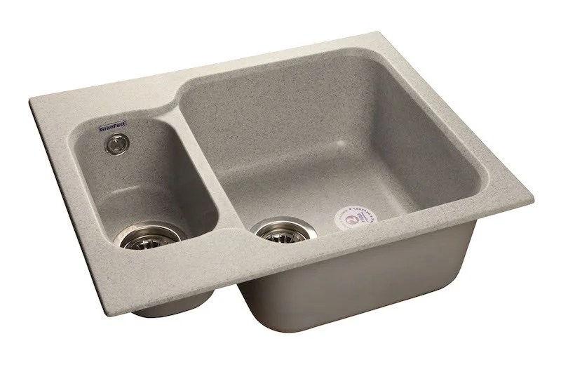 Кухонная мойка GranFest Standart S-615 K сер серый Кухонная мойка GranFest Standart S-615 K сер серый
