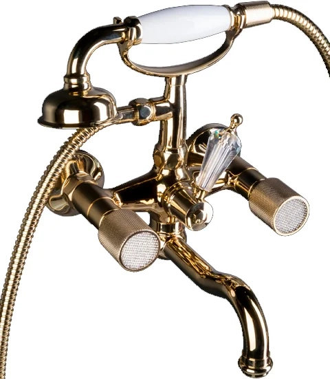 Смеситель для ванны Boheme ROYAL 293-Royal золото, переключатель Swarovski Смеситель для ванны Boheme ROYAL 293-Royal золото, переключатель Swarovski