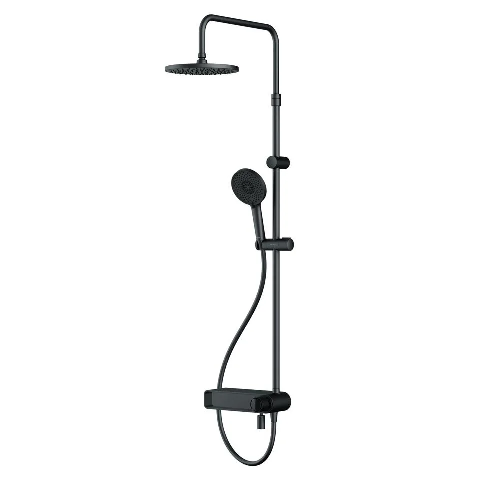 Душевая система AM.PM X-Joy F0785A722 верхний душ 220мм черный Душевая система AM.PM X-Joy F0785A722 верхний душ 220мм черный