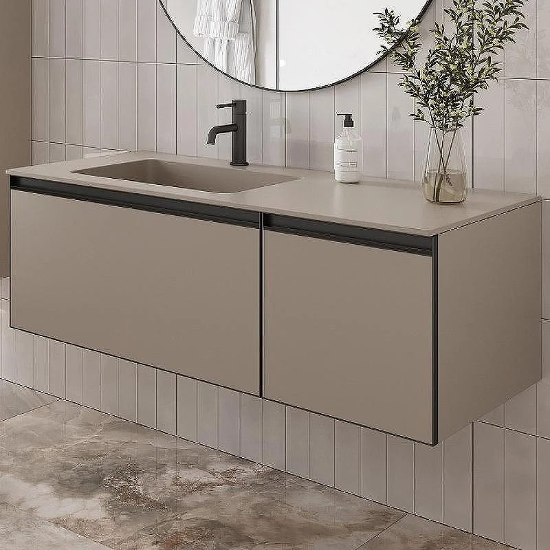 Тумба под раковину Armadi Art QUATRO 2 120см (80+40) DAPHNE профиль ANTHRACITE 790-M2-120-D-A Тумба под раковину Armadi Art QUATRO 2 120см (80+40) DAPHNE профиль ANTHRACITE 790-M2-120-D-A