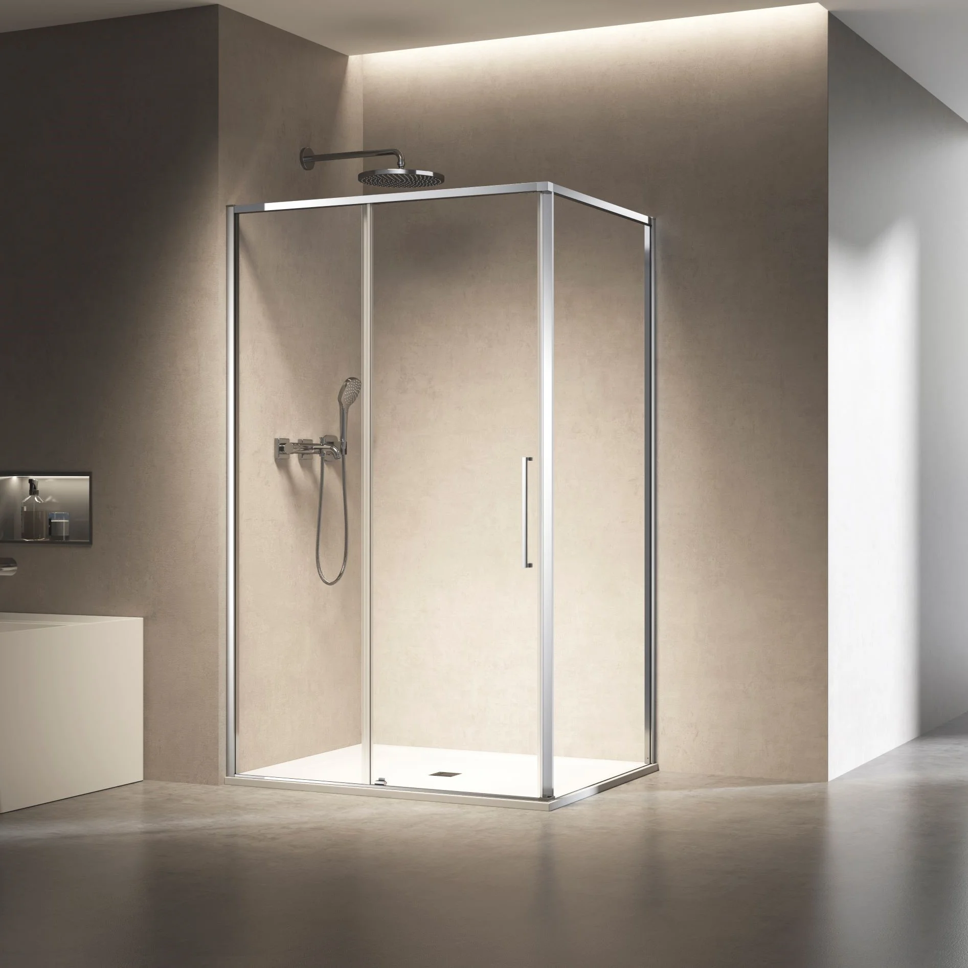 Душевой уголок Vincea Slim 8mm VSR-6SL8014CL, 1400x800, хром, стекло прозрачное Душевой уголок Vincea Slim 8mm VSR-6SL8014CL, 1400x800, хром, стекло прозрачное