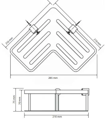Полка Bemeta CYTRO 146208092 Полка Bemeta CYTRO 146208092