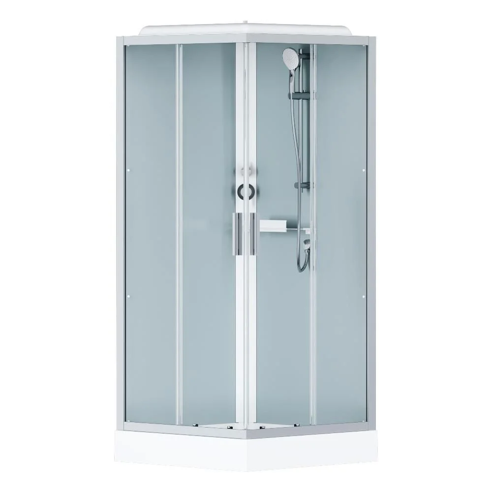 Душевая кабина AM.PM Gem W90C-403-090MT 90x90, профиль хром матовый, стекло прозрачное Душевая кабина AM.PM Gem W90C-403-090MT 90x90, профиль хром матовый, стекло прозрачное