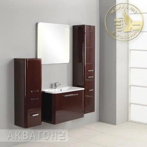 Тумба с раковиной Aquaton Валенсия 90 (1A1235K0VA3400 гранат Тумба с раковиной Aquaton Валенсия 90 (1A1235K0VA3400 гранат