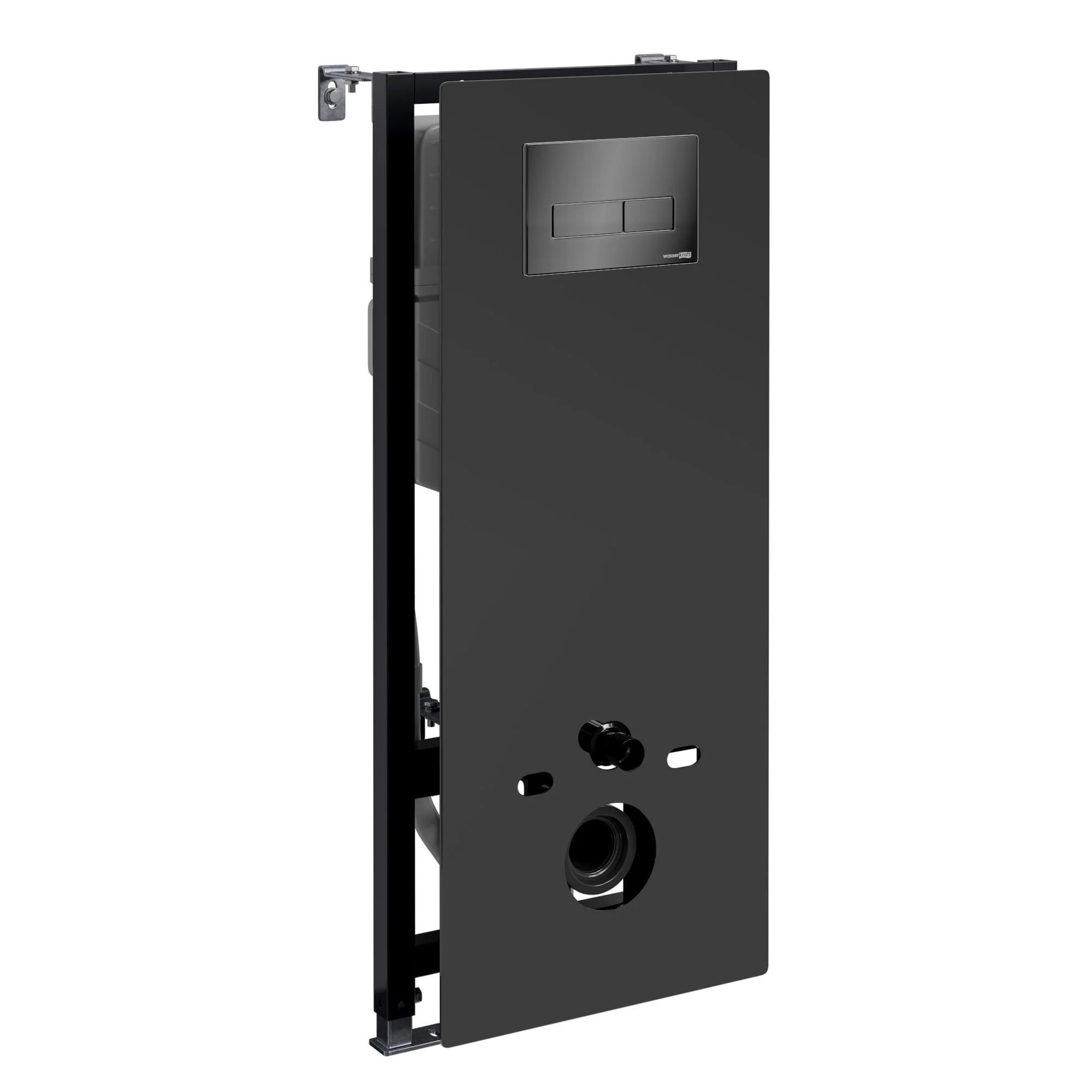 Инсталляция для унитаза WasserKRAFT Abens 20TLT.010.ME.BL.PB03 с клавишей смыва черный Инсталляция для унитаза WasserKRAFT Abens 20TLT.010.ME.BL.PB03 с клавишей смыва черный
