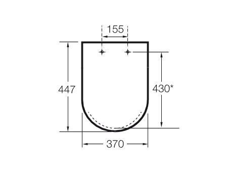 Крышка-сиденье Roca Access 801230004 Крышка-сиденье Roca Access 801230004