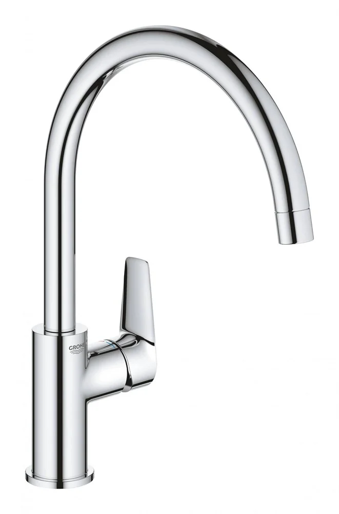 Смеситель для кухни GROHE BauEdge с высоким C-образным изливом, хром (31233001) Смеситель для кухни GROHE BauEdge с высоким C-образным изливом, хром (31233001)