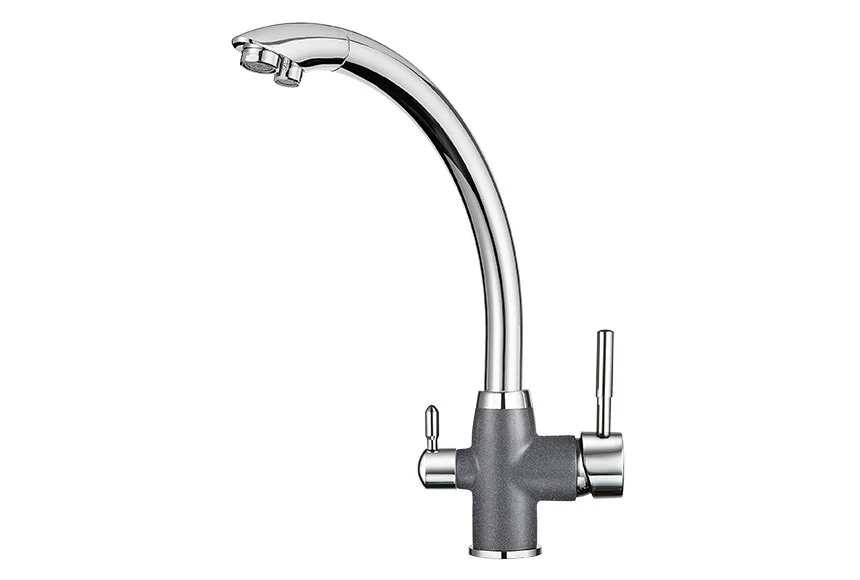 Смеситель для кухни Granula 3167,XРОМ/ГРАФИТ Смеситель для кухни Granula 3167,XРОМ/ГРАФИТ