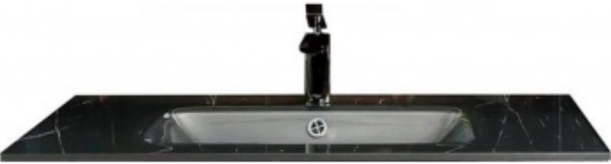 Столешница Boheme Lucido стекло 80см глянцевый графит 852-080-GR Столешница Boheme Lucido стекло 80см глянцевый графит 852-080-GR