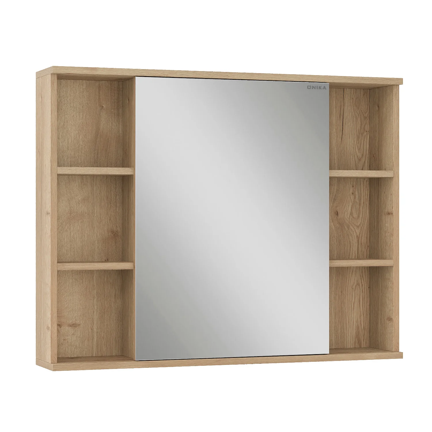Зеркальный шкаф Onika Легран 90 см 209031 дуб галифакс, универсальный Зеркальный шкаф Onika Легран 90 см 209031 дуб галифакс, универсальный
