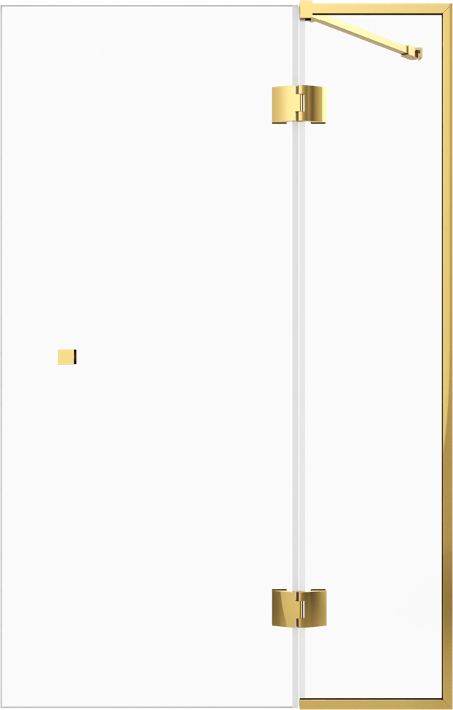 Шторка на ванну STWORKI Орхус распашная, 90 (30х60), профиль золото, прозрачное стекло 583093 Шторка на ванну STWORKI Орхус распашная, 90 (30х60), профиль золото, прозрачное стекло 583093