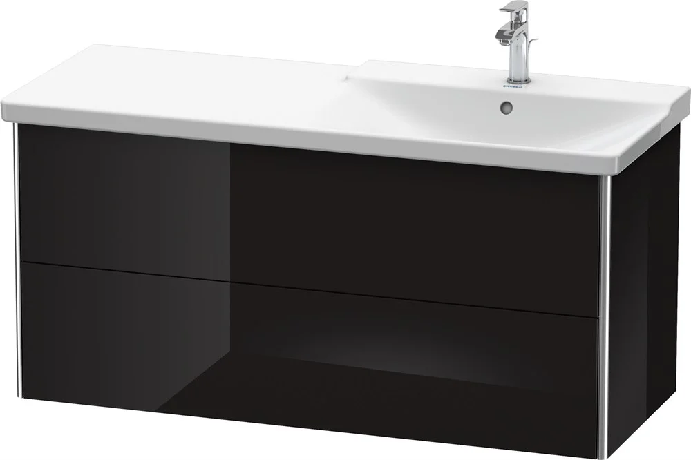 Тумба под раковину Duravit XSquare XS418904040 подвесная 121 см черный глянцевый Тумба под раковину Duravit XSquare XS418904040 подвесная 121 см черный глянцевый