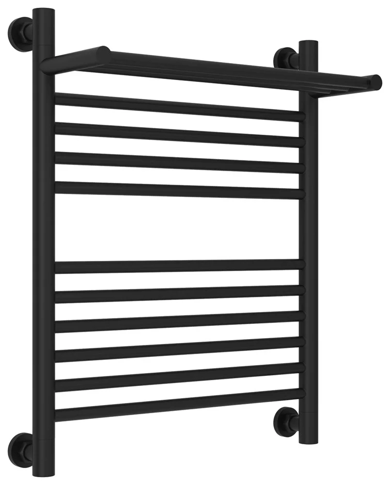 Полотенцесушитель водяной Сунержа Богема с полкой+ 600х500 31-0223-6050 Матовый черный Полотенцесушитель водяной Сунержа Богема с полкой+ 600х500 31-0223-6050 Матовый черный