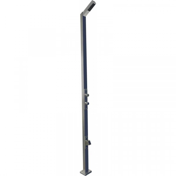 Душевая стойка NOFER 13415.B уличная с дувумя кнопками и таймером Душевая стойка NOFER 13415.B уличная с дувумя кнопками и таймером