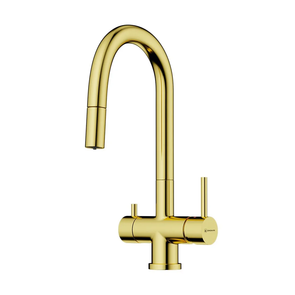 Смеситель для кухни Omoikiri Akita-S-LG 4994350 Смеситель для кухни Omoikiri Akita-S-LG 4994350