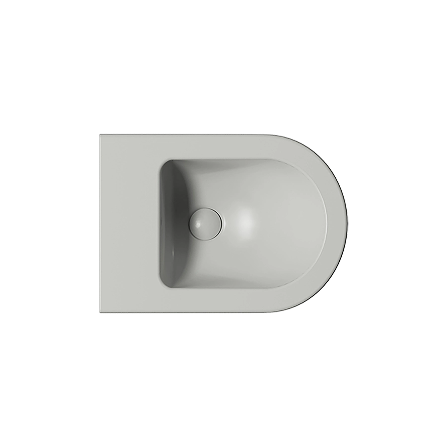 Биде подвесное GSI PURA серый матовый (8864117) Биде подвесное GSI PURA серый матовый (8864117)