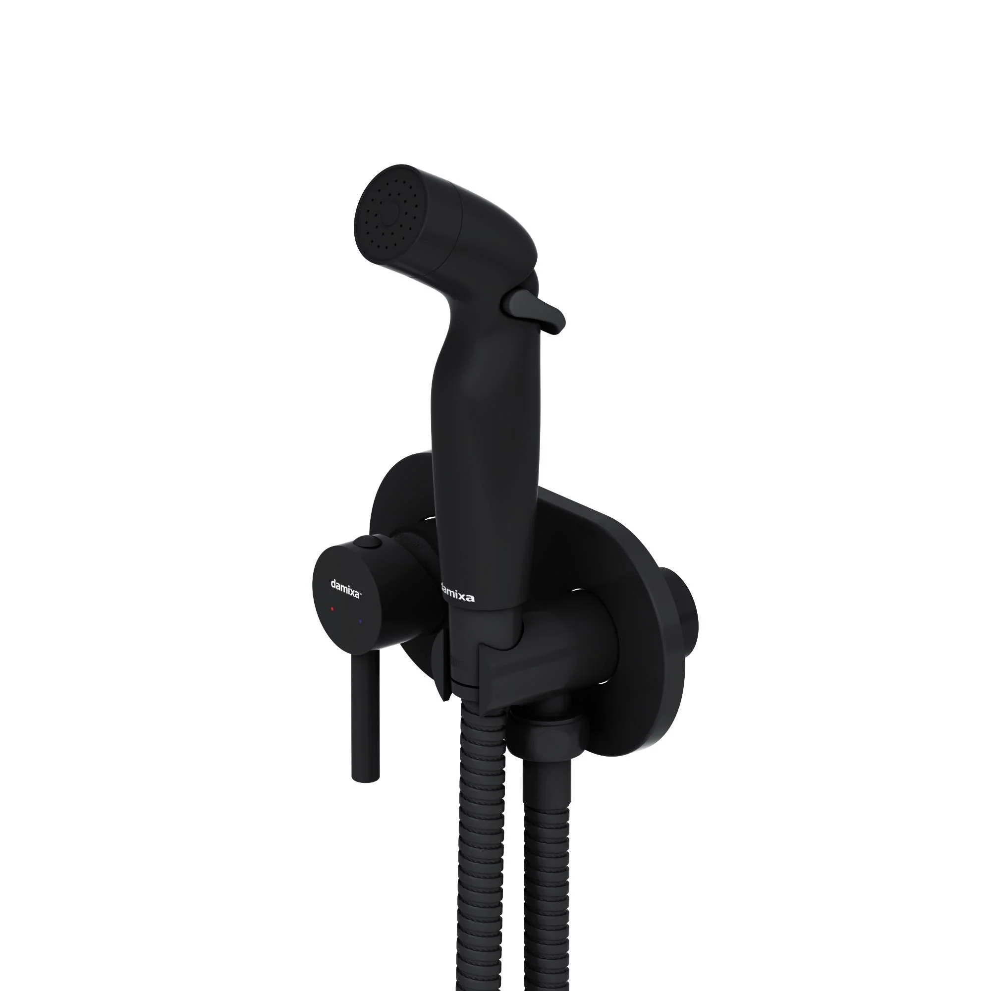 Гигиенический душ Damixa Option 212000300 встраиваемый, черный Гигиенический душ Damixa Option 212000300 встраиваемый, черный