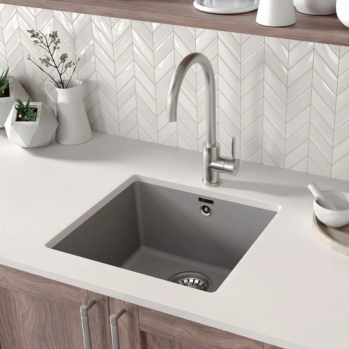 Кухонная мойка Lemark SINARA 440-U встраиваемая снизу из кварцгранита, бежевый 9910068 Кухонная мойка Lemark SINARA 440-U встраиваемая снизу из кварцгранита, бежевый 9910068