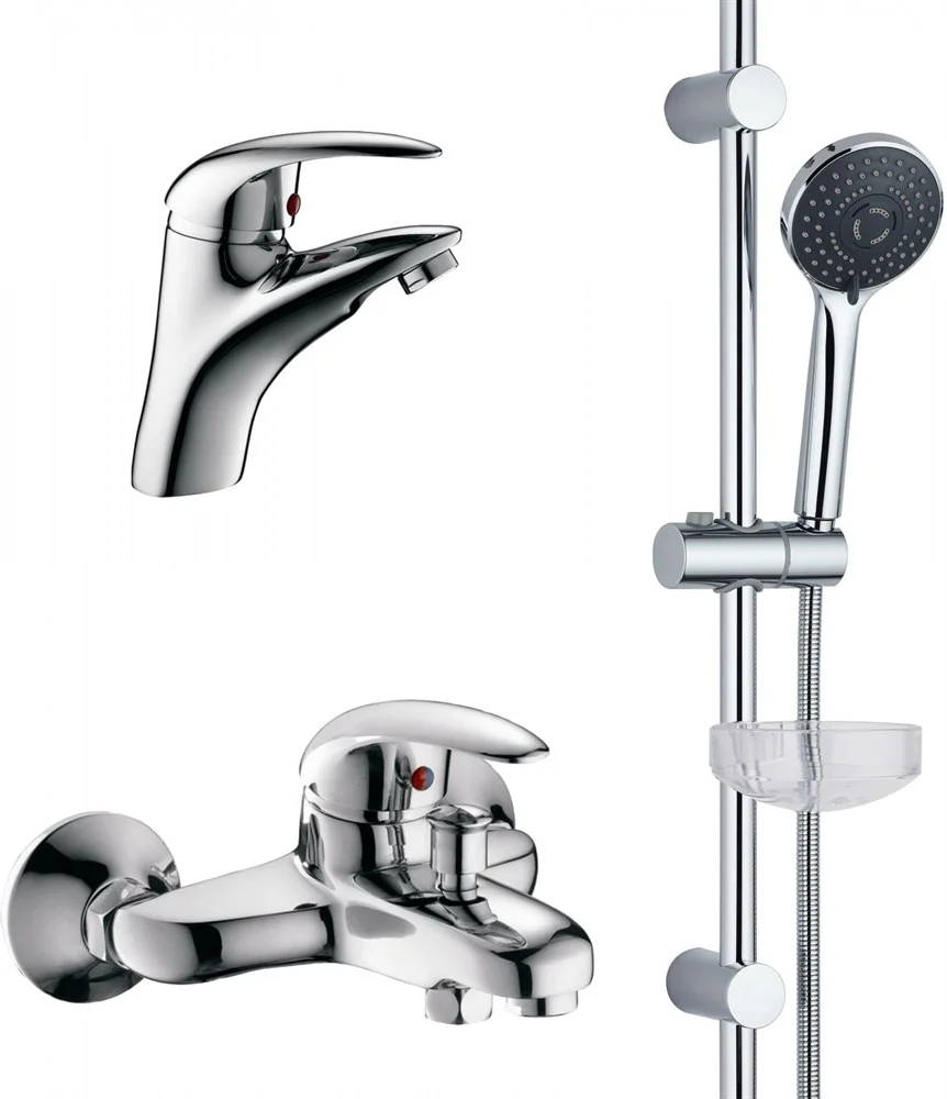 Комплект смесителей Agger Proud A0831100 хром Комплект смесителей Agger Proud A0831100 хром