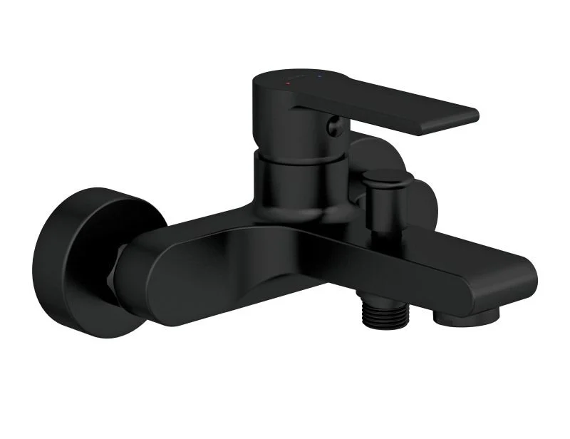 Смеситель для ванны Cersanit BRASKO BLACK (A63108) однорычажный черный 63108 Смеситель для ванны Cersanit BRASKO BLACK (A63108) однорычажный черный 63108