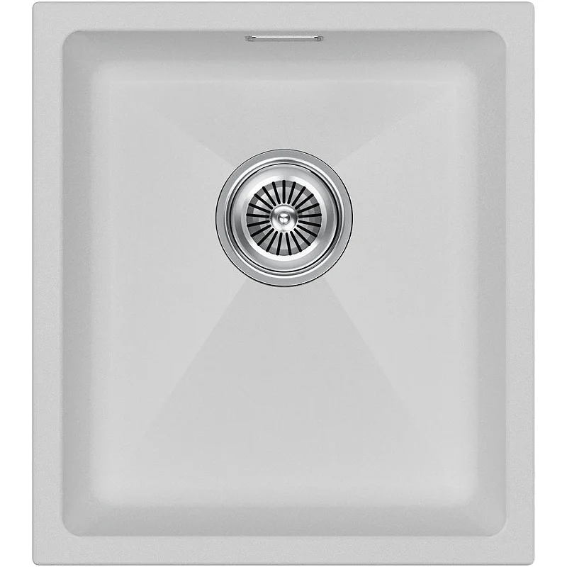 Кухонная мойка Paulmark LUMI 41UNI LU41-WH, белый, 410х460 Кухонная мойка Paulmark LUMI 41UNI LU41-WH, белый, 410х460