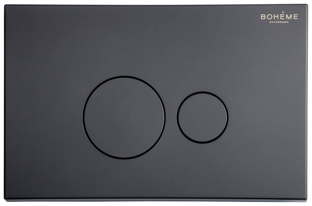 Клавиша смыва Boheme  668-B пластик BLACK (для 666) Клавиша смыва Boheme  668-B пластик BLACK (для 666)