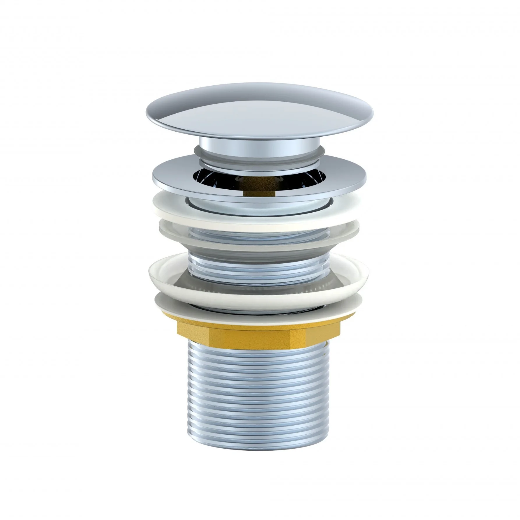 Донный клапан Wonzon & Woghand хром (WW-88SS02-CR) Донный клапан Wonzon & Woghand хром (WW-88SS02-CR)