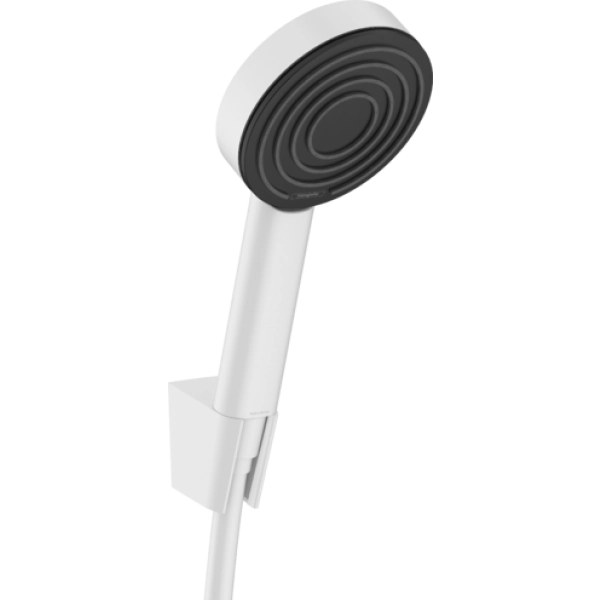 Душевой гарнитур Hansgrohe Pulsify105 1jet, шланг 125 см 24301700, матовый белый Душевой гарнитур Hansgrohe Pulsify105 1jet, шланг 125 см 24301700, матовый белый