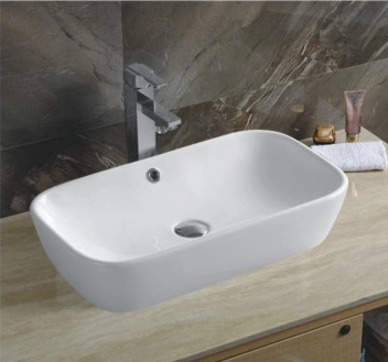 Раковина CeramaLux 9217 накладная, белый Раковина CeramaLux 9217 накладная, белый