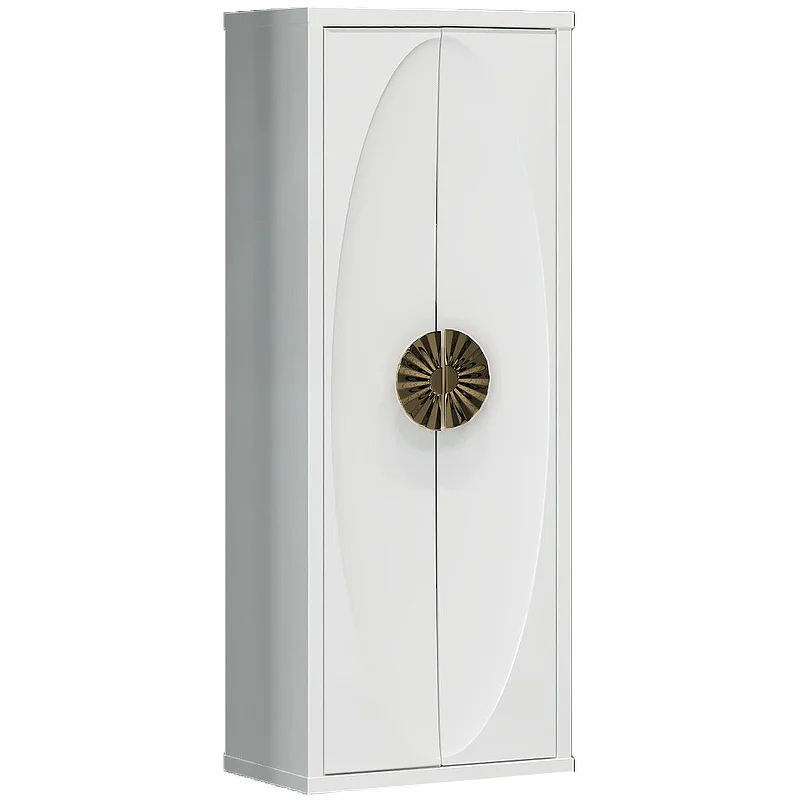 Шкаф-пенал Opadiris Ибица, подвесной, белый/золото 00-00003630 Шкаф-пенал Opadiris Ибица, подвесной, белый/золото 00-00003630