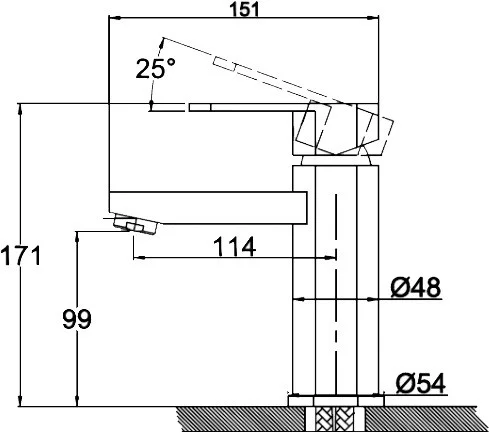 Смеситель для раковины Kaiser Sonat 34011-1Bronze Смеситель для раковины Kaiser Sonat 34011-1Bronze